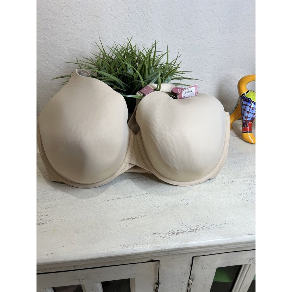 NWT Lane Bryant Cacique Modern Collection Beige Size 48D Women's Bra